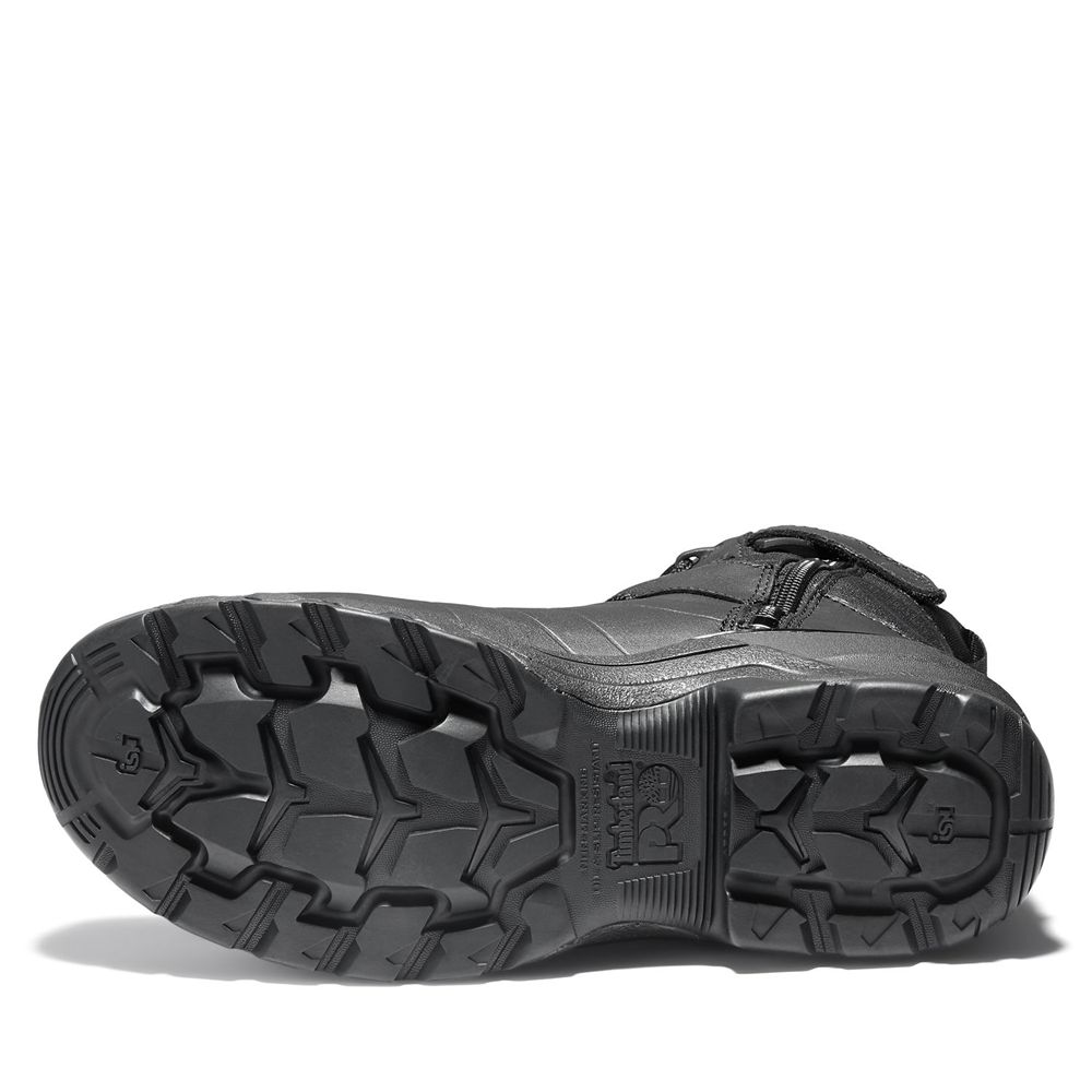 Bocanci De Muncă Timberland Barbati Negrii - Pro® Hypercharge 8\" Soft Toe - Romania - DPFZUE043